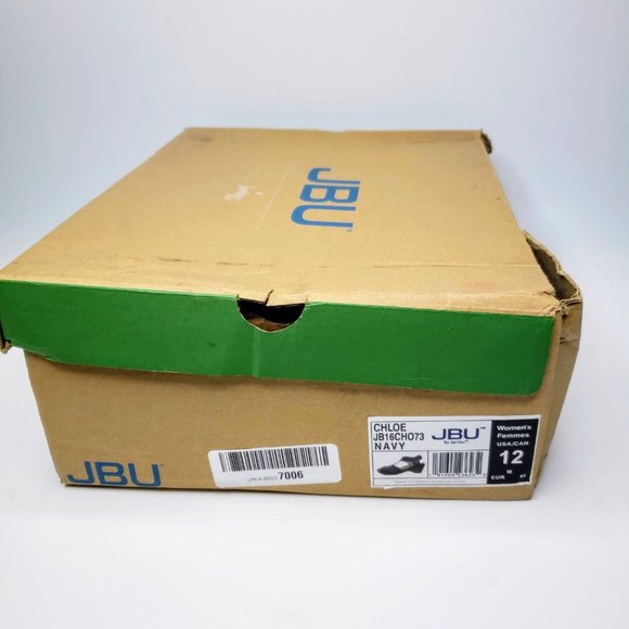 JBU by Jambu Chloe Perforated Sandals Navy 12 New - Picture 11 of 12